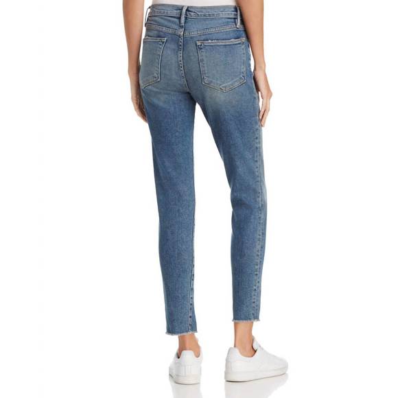 NEW FRAME le high skinny split jean in beckett
